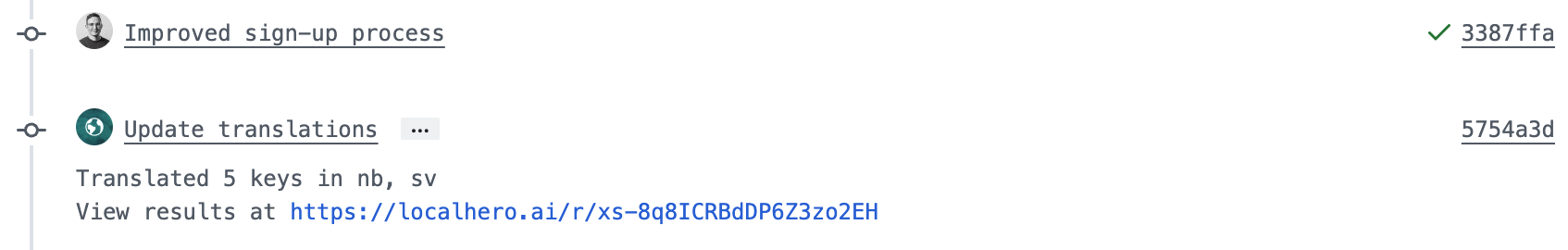 Automatic translations as GitHub action
