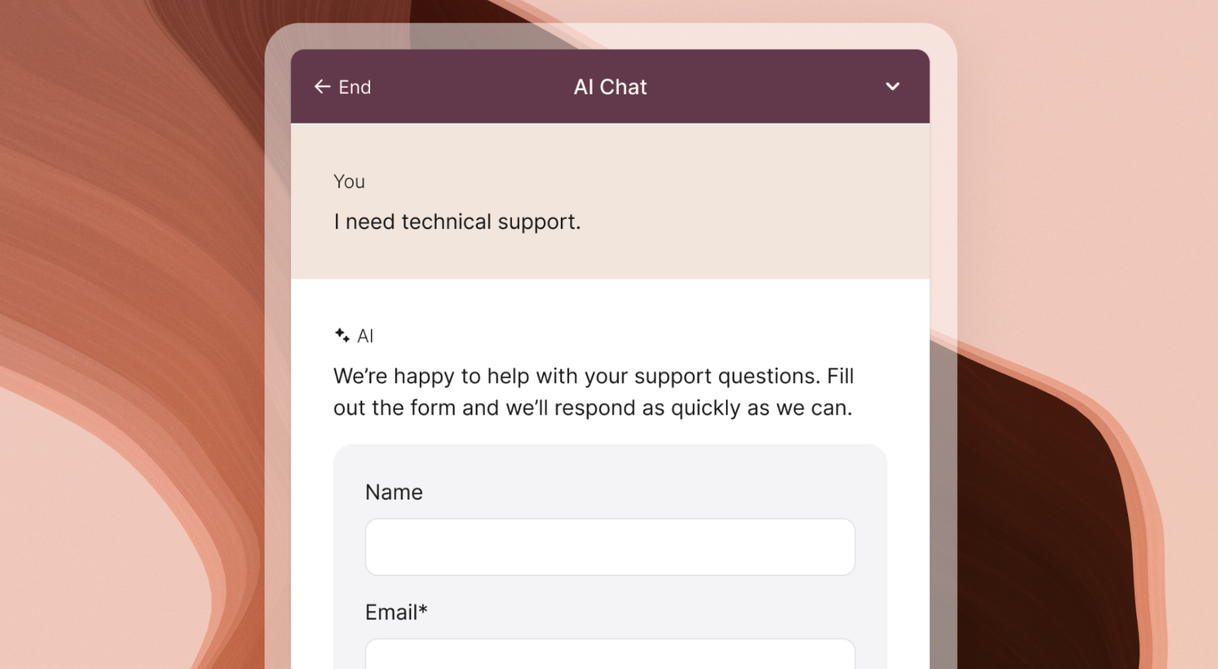 Kundo's AI Chat in English, one of the products localized through Localhero